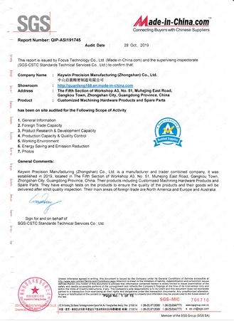 Certificaci&oacute;n in situ de proveedores de SGS y Made-in-China.com